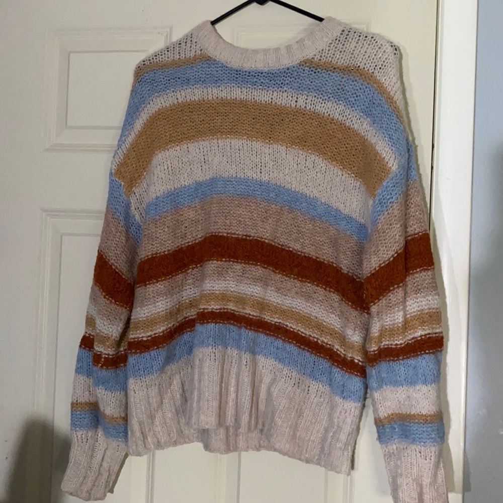 Stripe American Eagle Sweater